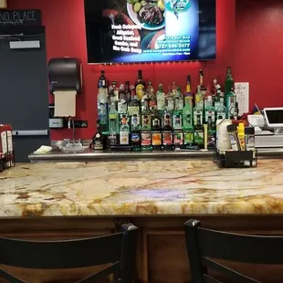 Bar area