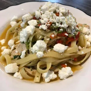 pasta dish, pasta, food