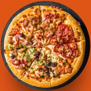 pizza, food