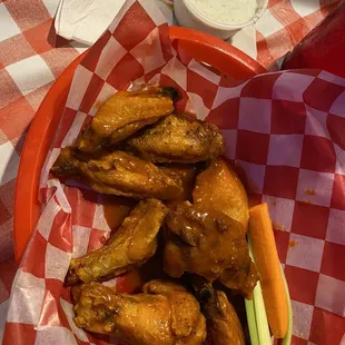 Wings and the best ranch ever