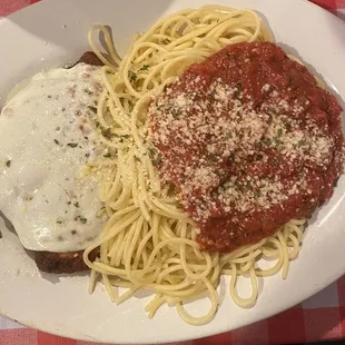 Chicken Parmigiana.