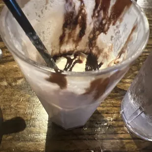 The amazing chocolate milkshake katie made me that wasn&apos;t on the menu!