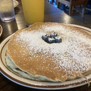 Lemon blueberry pancake