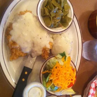 Chicken Fried Chicken with Cream Gravy Mini Plate