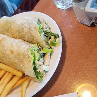 Chicken Ceasar Salad Wrap