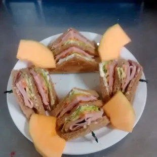 Club Sandwich served with your choice of a side