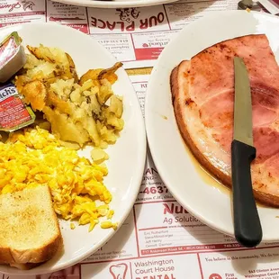 Tennessee Country Ham Breakfast at Our Place