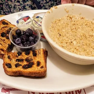 Oatmeal and Raisin Toast at Our Place
