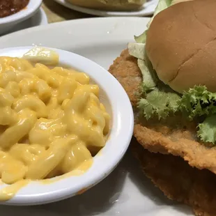 Texas Tenderloin with Mac and cheese.