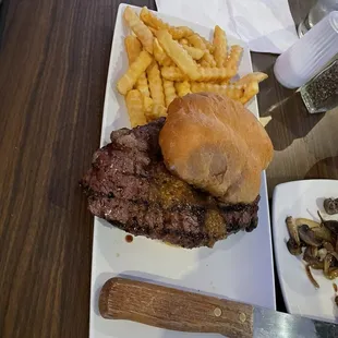 Ribeye Tenderloin Steak Sandwich