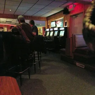 a man playing a video game