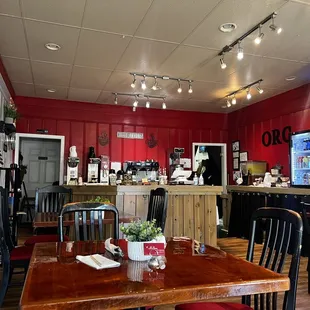 Inside, view of the counter