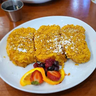 Honey crunch French toast.