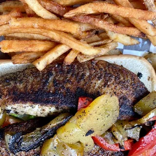 Grilled Catfish Sandwich