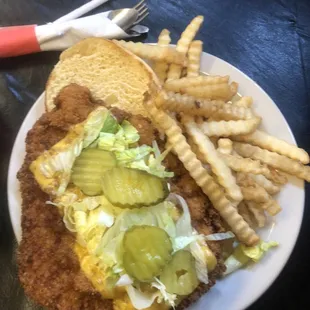 Tenderloin with fries