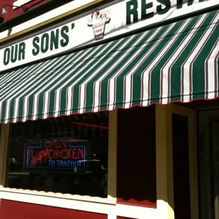 the outside of the restaurant