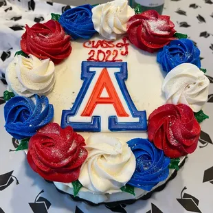 U of A graduation cake