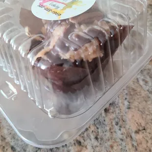 German chocolate cupcake