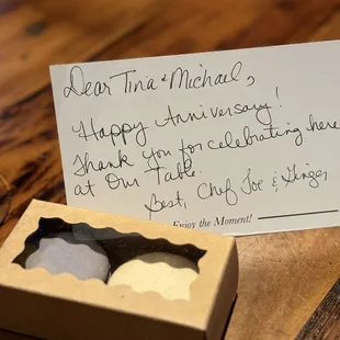 Our gift for our Anniversary