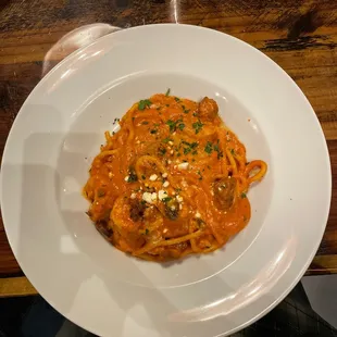 Shrimp Diablo Pasta