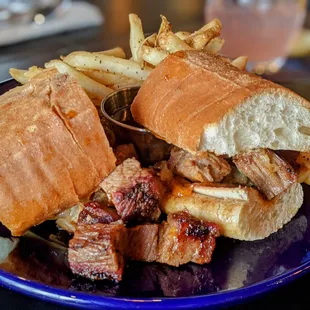 Bob&apos;s Burnt End French Dip Sandwich