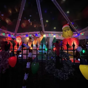 Upstairs during the holidays