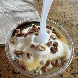 Turtle sundae