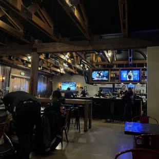 Restaurant and bar inside