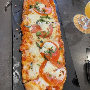 Margherita flat bread