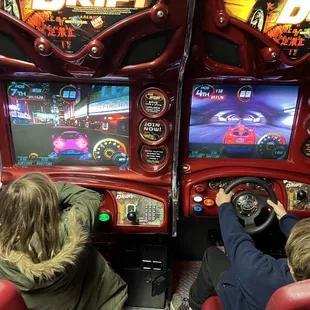 two people playing a video game