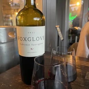 Bottle of Cabernet Sauvignon (Foxglove 2022)