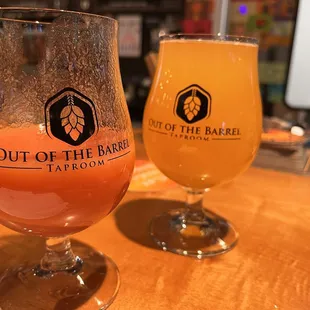 19: You Guava be Kidding me - cider and 21: Mango Michi Madness- sour