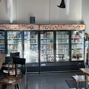 To Go. Four pack and Singles.