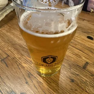 Tricentric Ipa, Angry James. Had to sip before the photo. Crispy