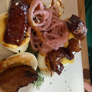 Thai Pork Belly Deviled Eggs