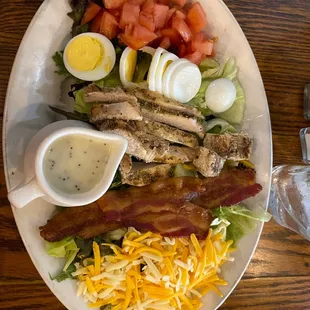 Cobb salad was delicious.