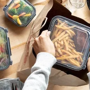 a woman preparing a meal