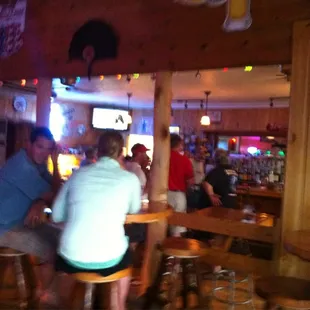 people sitting at the bar