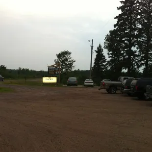 cars parked in a parking lot