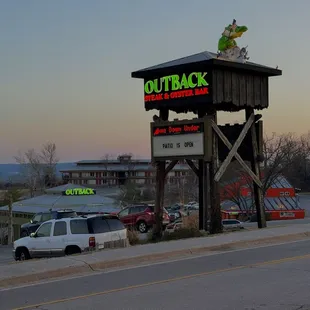 Restaurant sits down the hill from the famous highway 76.