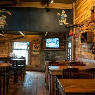 the inside of the restaurant