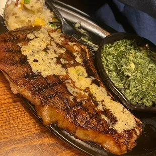 12oz Ribeye* &amp; Choice of Shrimp