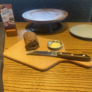 First, Bread and butter came within a couple minutes of seating.