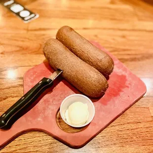 Complimentary bread &amp; butter - I love this bread :)