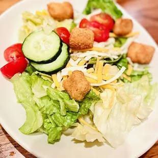 Salad - with Italian dressing