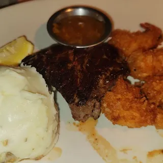 Sirloin* & Coconut Shrimp