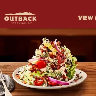 Wedge salad on the menu