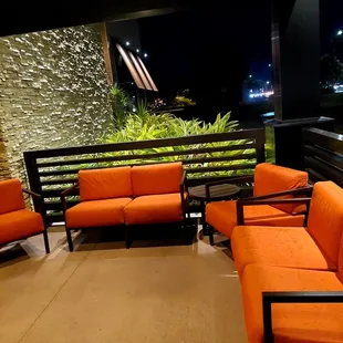Outside furniture to relax