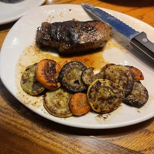Grilled Fresh Steamed Seasonal Veggies