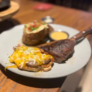 Steak and Alice Springs Chicken